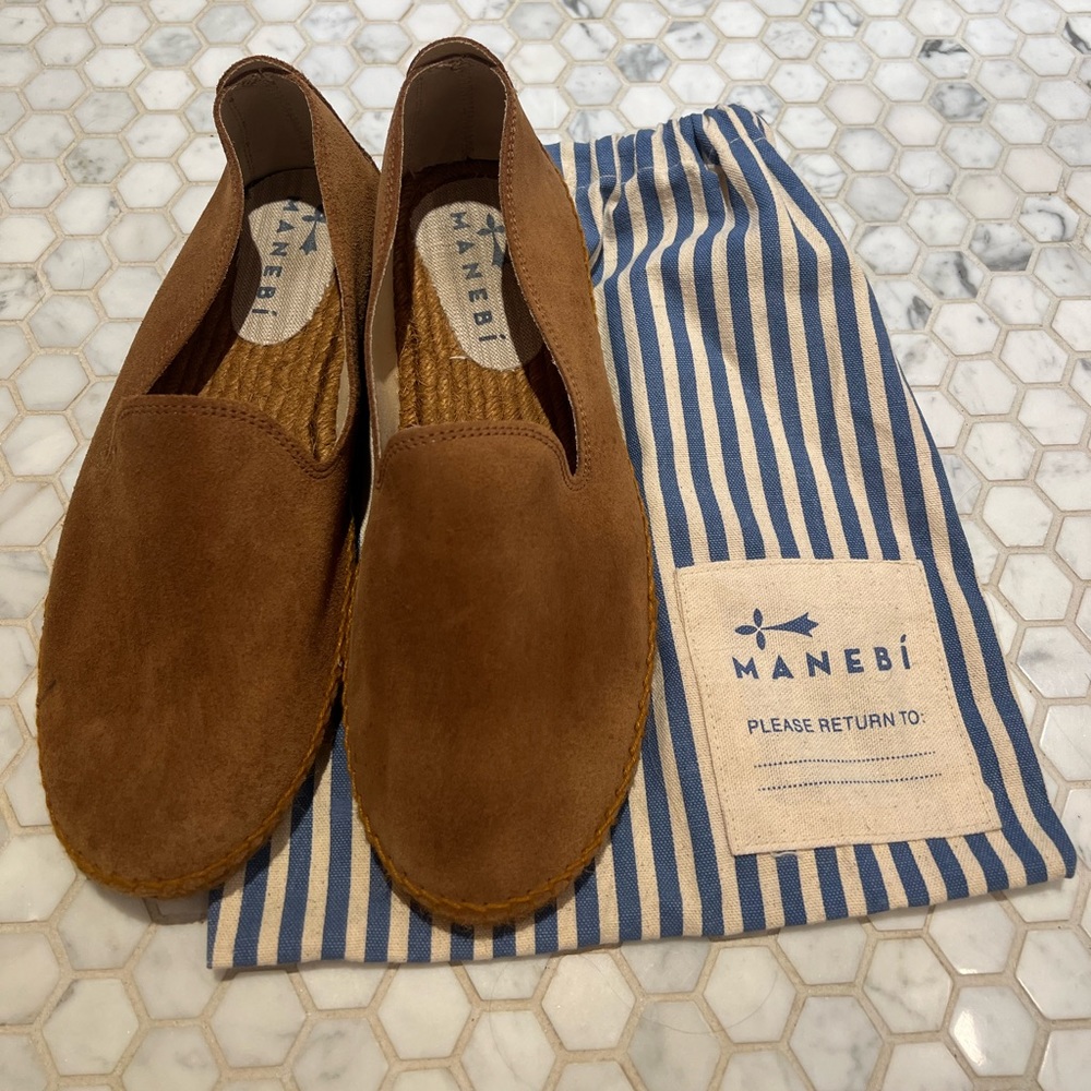 Manebi espadrilles brown size 42